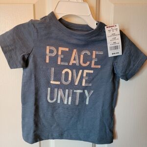 Boys 9M Little Co. Blue shirt